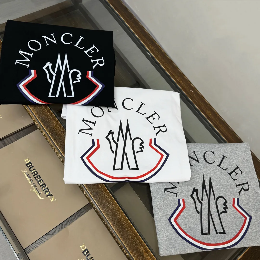 A✨MON*CLER 2026 🍃 Classic 👍🏻 😆 ， ， ， logo ， ， 🔥 ， ， ， ， ✂️ 👏 ：Black White Size：M-XXXL